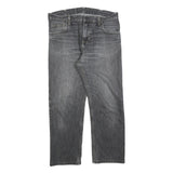 CARHARTT Mens Regular Fit Grey Denim Jeans W34 L26 Zip Closure Durable Style