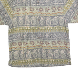 OLD MAUI Mens Green Rayon Shirt M Hawaiian Tropical Floral Pineapple Print