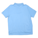 CHAPS Womens Blue Short Sleeve Plain Polo Shirt XL Classic Cotton Blend