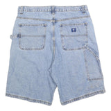 KK BRAND Mens Denim Light Blue Casual Shorts XL W38 Cotton Blend Regular Fit