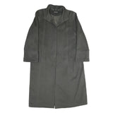 PIERRETTE Womens Grey Wool Blend Button Jacket UK 10 Classic Long Sleeve Plain