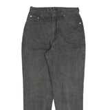 LEVI'S 881 02 Mens Jeans Black Slim Straight Denim Medium W28 L30 Vintage Style