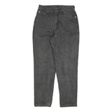 LEVI'S 881 02 Mens Jeans Black Slim Straight Denim Medium W28 L30 Vintage Style