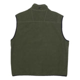 TIMBERLAND Mens Green Polyester Fleece Zip Jacket L Outdoor Casual