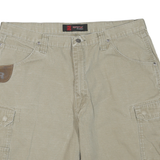 WRANGLER Mens Shorts Beige Casual Cargo XL W38 Durable Cotton Blend Workwear