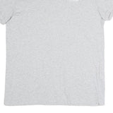TOMMY JEANS Mens Grey Plain T-Shirt M Short Sleeve Crew Neck Casual Cotton Blend
