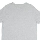 TOMMY JEANS Mens Grey Plain T-Shirt M Short Sleeve Crew Neck Casual Cotton Blend