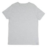 TOMMY JEANS Mens Grey Plain T-Shirt M Short Sleeve Crew Neck Casual Cotton Blend