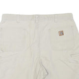 CARHARTT Mens Shorts Beige Casual XL W40 Cotton Blend Workwear Relaxed Fit