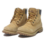 TIMBERLAND Womens 6 Inch Classic Premium Leather Boots Wheat UK 4 Fur Lined