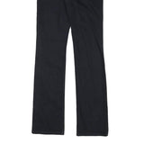 LEVI'S 627 Womens Jeans Black Regular Straight Denim W26 L32 Classic Fit Zip