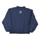 REEBOK Mens Blue Nylon Crew Neck XL Lucas Embroidered Pullover Sweatshirt