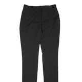 BURBERRY Womens Wool Blend Black Slim Straight Trousers W27 L35 Formal Office