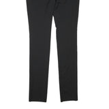 BURBERRY Womens Wool Blend Black Slim Straight Trousers W27 L35 Formal Office