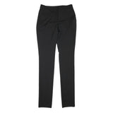 BURBERRY Womens Wool Blend Black Slim Straight Trousers W27 L35 Formal Office