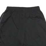 NIKE Mens Black Sports Polyester Blend Casual Shorts S W26 Athletic Gym Wear