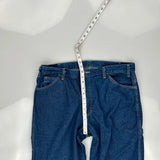 Dickies Carpenter Jeans - 37W 30L Blue Cotton
