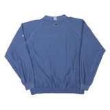 ADIDAS Mens Blue V-Neck Sweatshirt M Polyester Blend Sportswear
