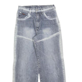 JOPP Womens Relaxed Jeans Blue Denim Raw W26 L28 Casual Patchwork Style