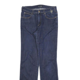 ARMANI JEANS Womens Slim Blue Denim Jeans W28 L32 Stylish Logo Zip