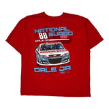 National Guard Nascar T-Shirt - 2XL Red Cotton