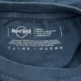 Las Vegas Hard Rock Cafe Graphic T-Shirt - Small Blue Cotton