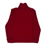Polo By Ralph Lauren 1/4 Zip - Large Red Cotton
