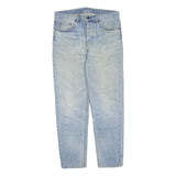 CARHARTT Mens Regular Fit Light Blue Denim Jeans W36 L30 Zip Closure Classic