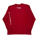 Carhartt Long Sleeve T-Shirt - XL Red Cotton