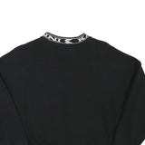 KARL KANI Womens Black Sweatshirt Crew Neck XS Logo Print