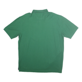 NAUTICA Mens Green Cotton Short Sleeve Plain XL Polo Shirt Classic Fit Casual