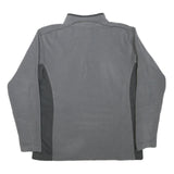 COLUMBIA Mens Grey Pullover Plain Half Zip Basic Knit M Outdoor Sport Sweater