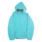 THE NORTH FACE Womens Blue XL Nylon Jacket Lightweight Hooded Zip Outdoor