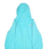 THE NORTH FACE Womens Blue XL Nylon Jacket Lightweight Hooded Zip Outdoor