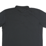 CARHARTT Mens Black Short Sleeve Plain Polo Shirt L Pocket Logo Relaxed Fit