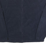 STARTER Mens Navy Blue Zip Up Jacket L Polyester Casual Plain