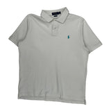 Polo By Ralph Lauren Polo Shirt - Large White Cotton