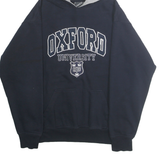 GWCC Mens Navy Blue Oxford University Hoodie M Cotton Blend Pullover