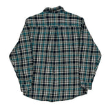 Red Head Checked Flannel Shirt - Large Multicoloured Cotton