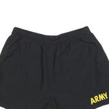 Mens Black Casual Shorts Army XL W36 Polyester Blend Comfortable Fit