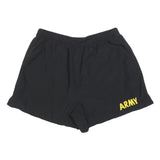 Mens Black Casual Shorts Army XL W36 Polyester Blend Comfortable Fit