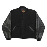 GAME Mens Black Wool Button Jacket 2XL Classic F.U.T.U.R.E Foundation