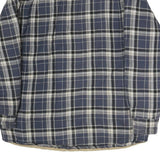 WRANGLER Mens Blue & White Plaid Shirt L Cotton Long Sleeve Casual Everyday Wear
