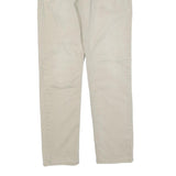 LEVI'S Mens Slim Beige Cotton Blend Trousers W30 L32 Zip Casual Pants