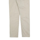 LEVI'S Mens Slim Beige Cotton Blend Trousers W30 L32 Zip Casual Pants
