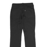 LEVI'S Womens Black Slim Straight Denim Dark Jeans W26 L27 Stylish Cotton Blend