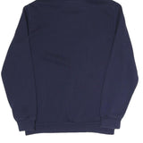 PUMA Mens Navy Blue Hoodie S Cotton Blend Pullover Sport Casual Sweatshirt