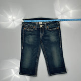 True Religion Denim Shorts - 30W US 4 Dark Wash Denim