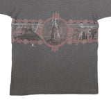 TENNESSEE RIVER Mens Grey Grand Canyon Graphic T-Shirt L Crew Neck Short Sleeve