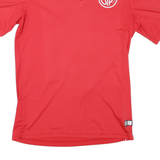 Womens Red T-Shirt M Short Sleeve Round Neck Sports Jersey Number 21